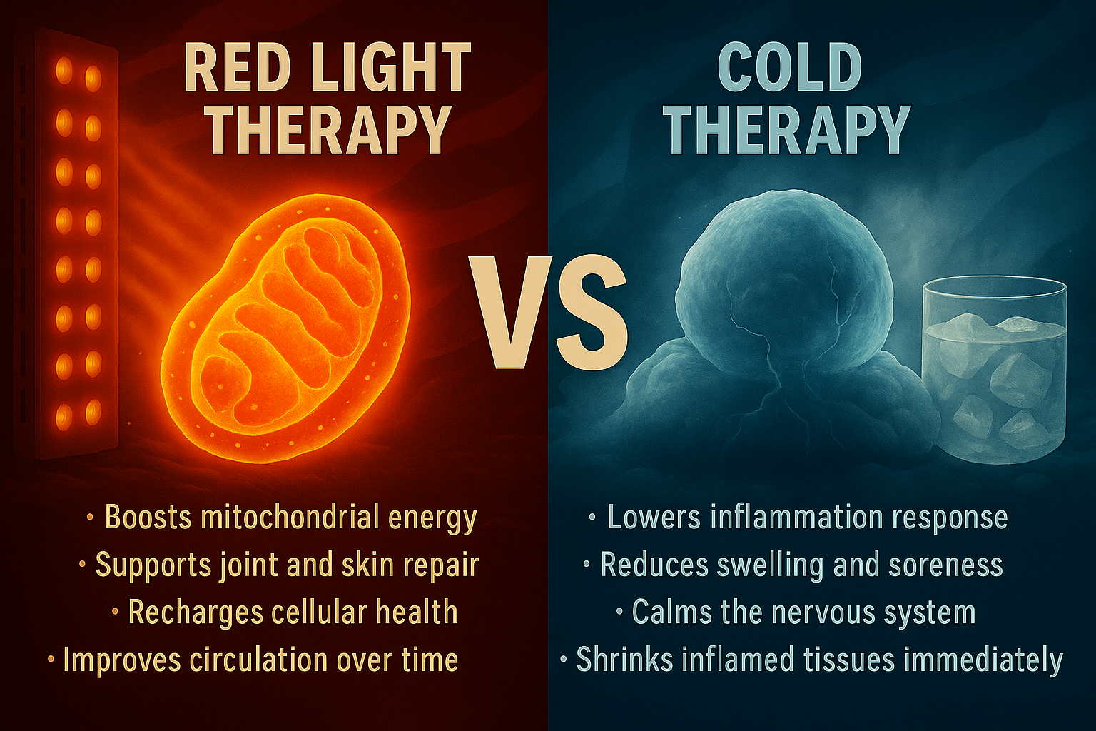 The Inflammation Fix: How Red Light and Cold Therapy Fight Pain at the Source