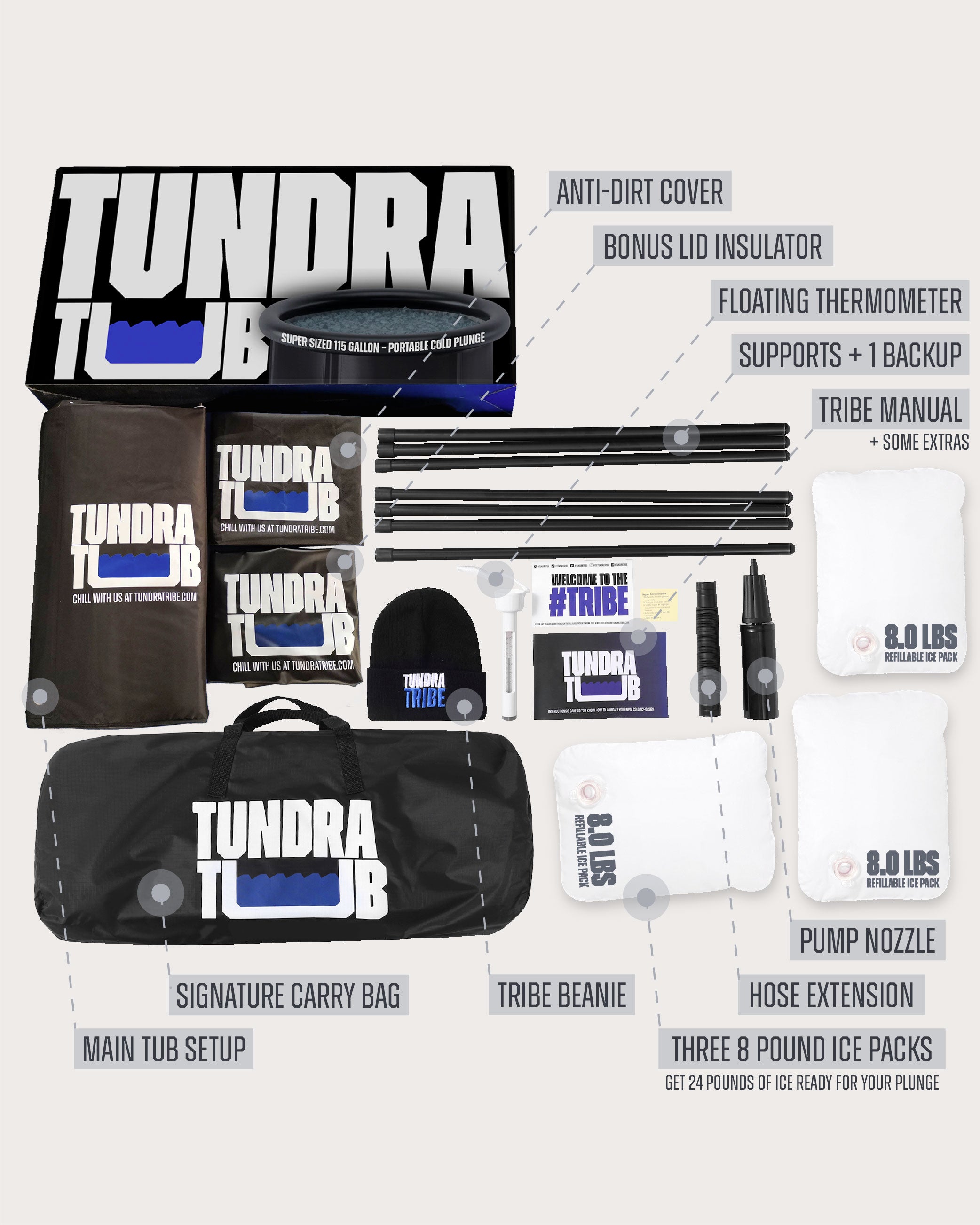 TUNDRA TUB XL Plunge Pod
