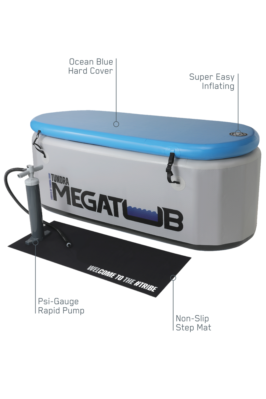 The MEGATUB™ 77" Professional Cold Plunge