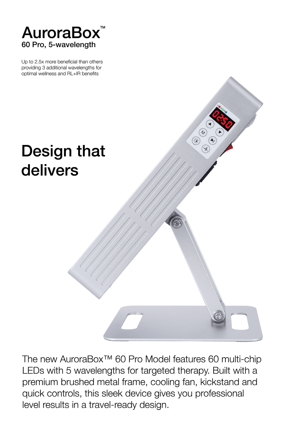 AuroraBox™ 60 - Red Light Therapy Panel (Clinical Grade)