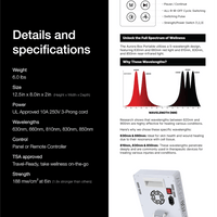 AuroraBox™ 60 - Red Light Therapy Panel (Clinical Grade)