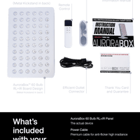 AuroraBox™ 60 - Red Light Therapy Panel (Clinical Grade)