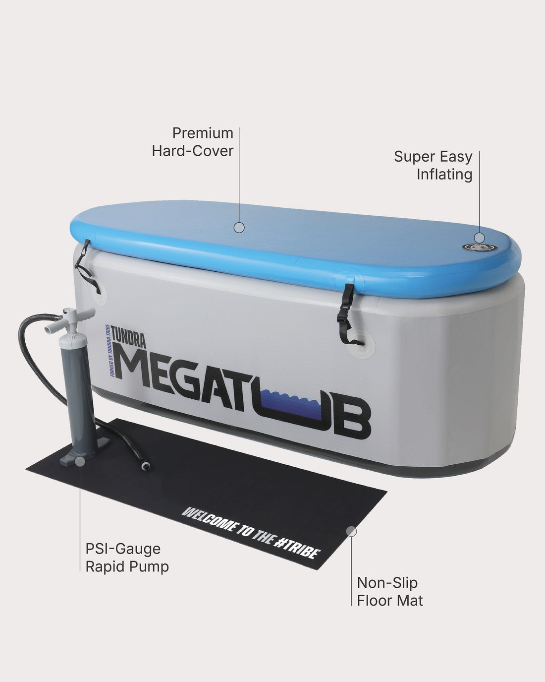 The MEGATUB™ 77" Professional Cold Plunge