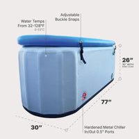 The MEGATUB™ 77" Professional Cold Plunge